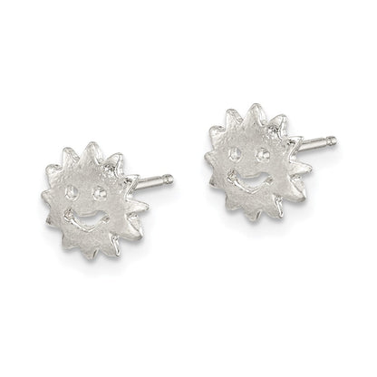 Sterlingsilber Sonne Mini Ohrringe