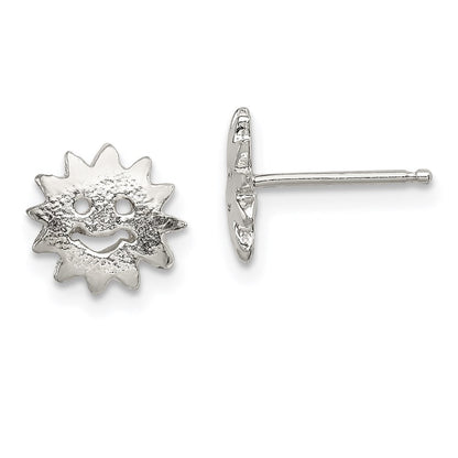 Sterlingsilber Sonne Mini Ohrringe
