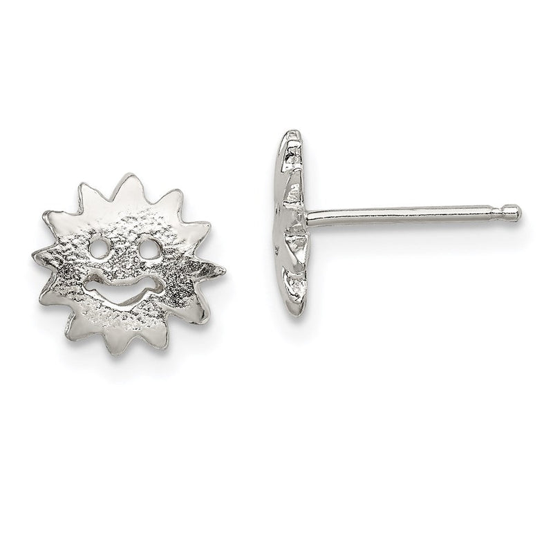 Sterlingsilber Sonne Mini Ohrringe