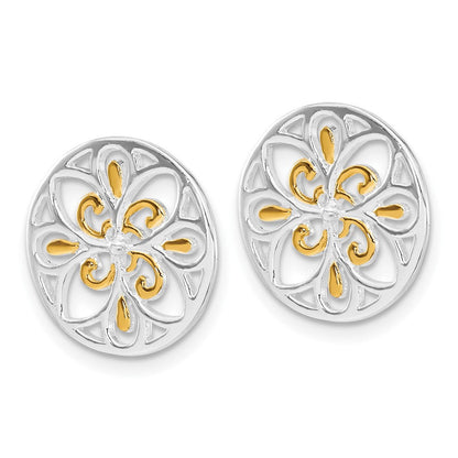 Sterlingsilber Goldfarben Ohrring Enhancers