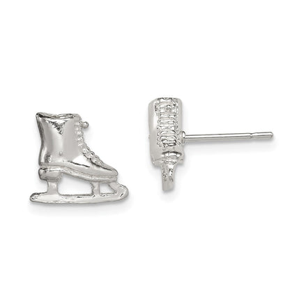 Sterlingsilber Eis Skate Mini Ohrringe