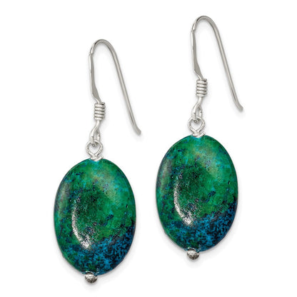 Sterlingsilber Serpentine Ohrringe
