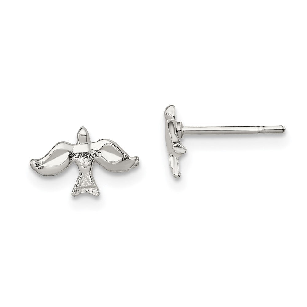Sterlingsilber Taube Mini Ohrringe