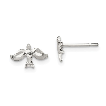 Sterlingsilber Taube Mini Ohrringe