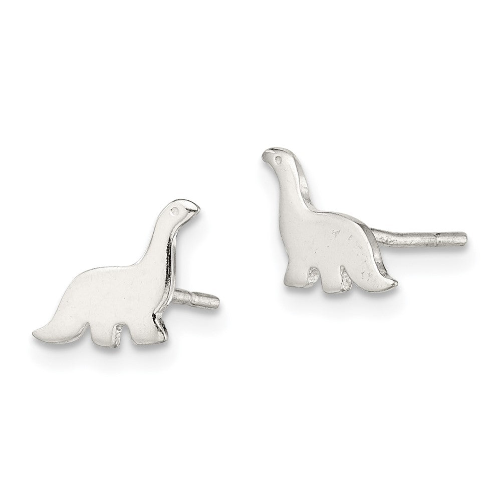 Sterlingsilber Poliert Dinosaur Ohrstecker