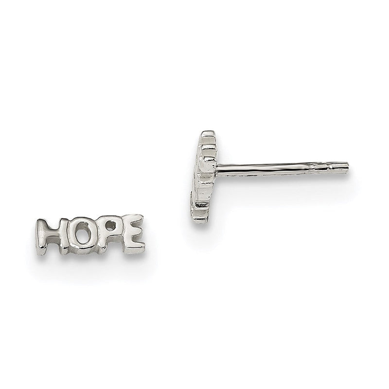 Sterlingsilber Hoffnung Ohrstecker