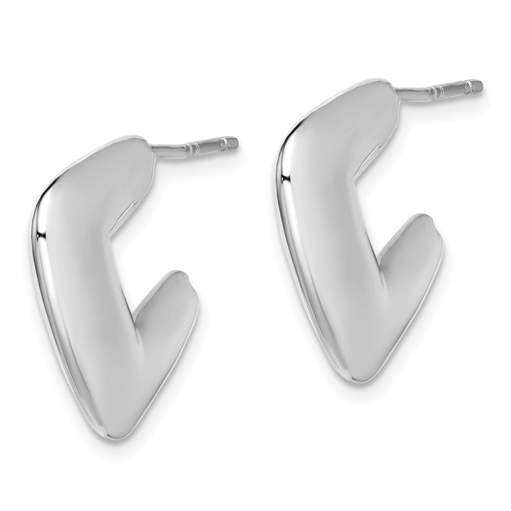 Sterlingsilber Rhodiniert Ohrstecker