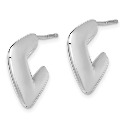 Sterlingsilber Rhodiniert Ohrstecker