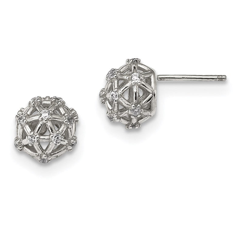Sterlingsilber Zirkonia Ohrstecker