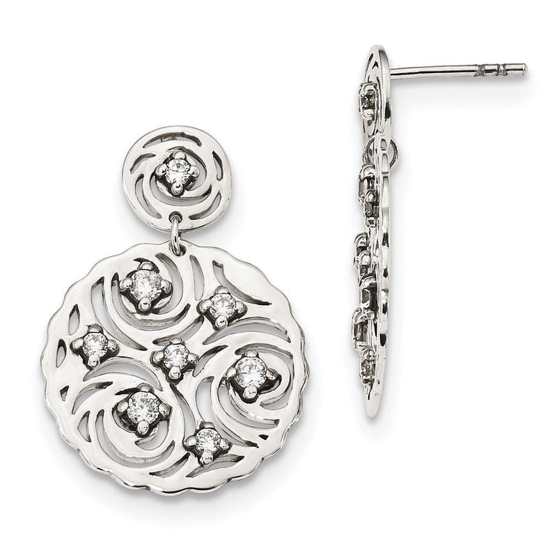 Sterlingsilber Zirkonia Stecker Ohrhänger