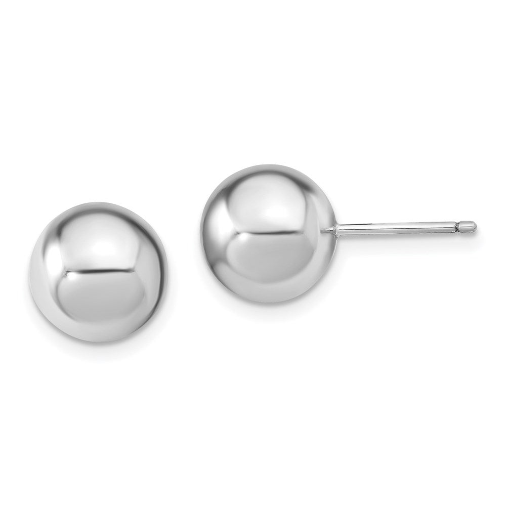 Sterlingsilber Rhodiniert-pl 10-11mm Weiß/pink Imitat Muschel Perle 3 Ohrring Set