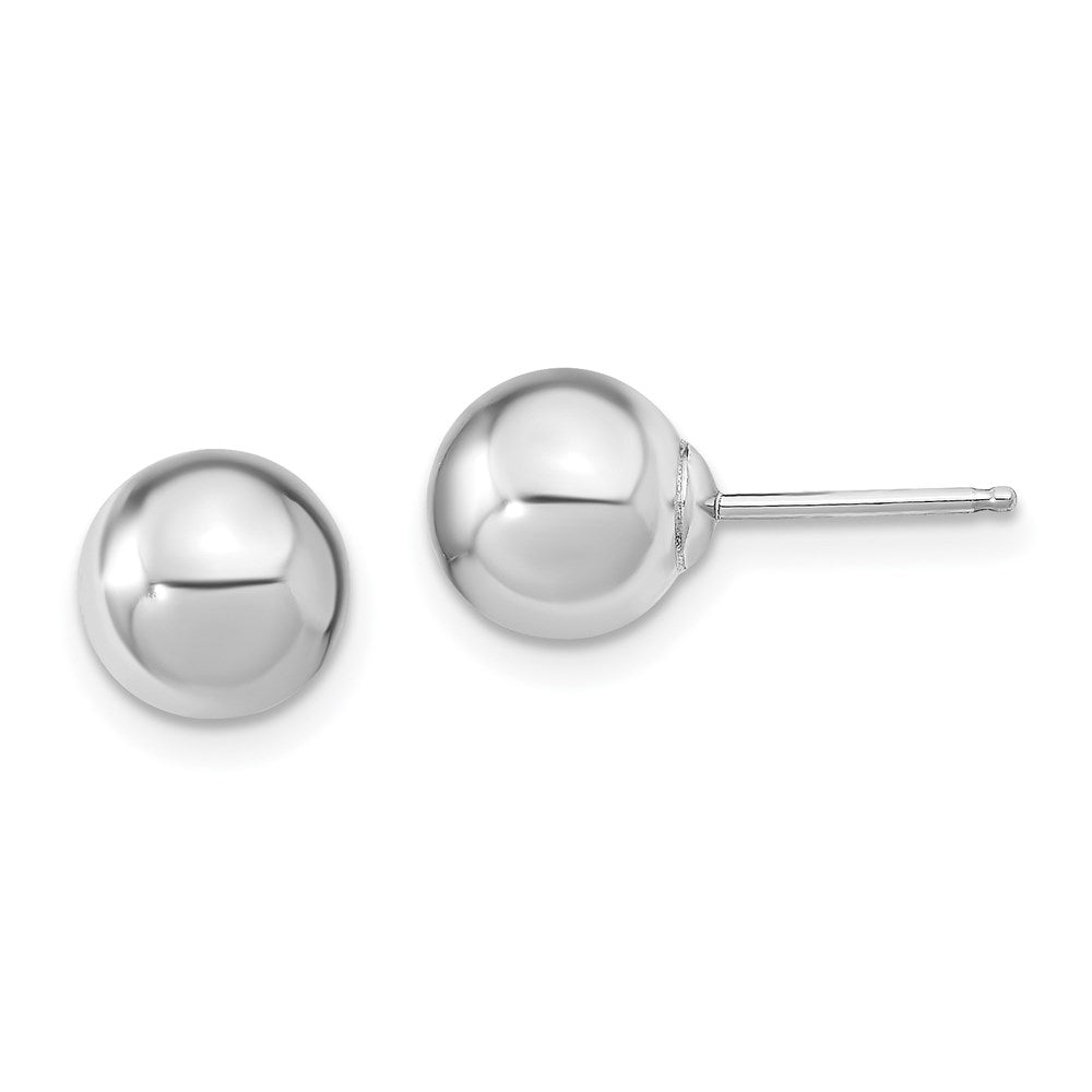 Sterlingsilber Rhodiniert-pl 8-9mm Plum/wht Imitat Muschel Perle Stecker 3 Ohrring Set