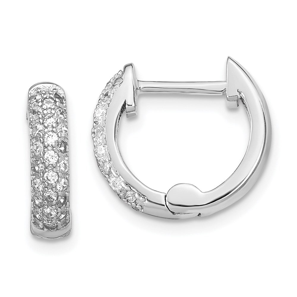 Sterlingsilber Rhodiniert 7-8mm Weiß/pk Fwc Perle Zirkonia Changeable Ohrring