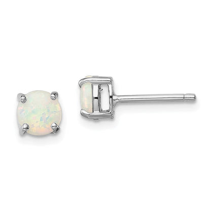 Sterlingsilber Rhodiniert Weiß/pink/blue Cr. Opal Set/3 Ohrringe