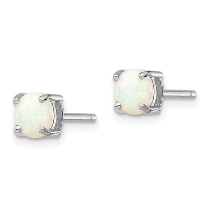 Sterlingsilber Rhodiniert Weiß/pink/blue Cr. Opal Set/3 Ohrringe