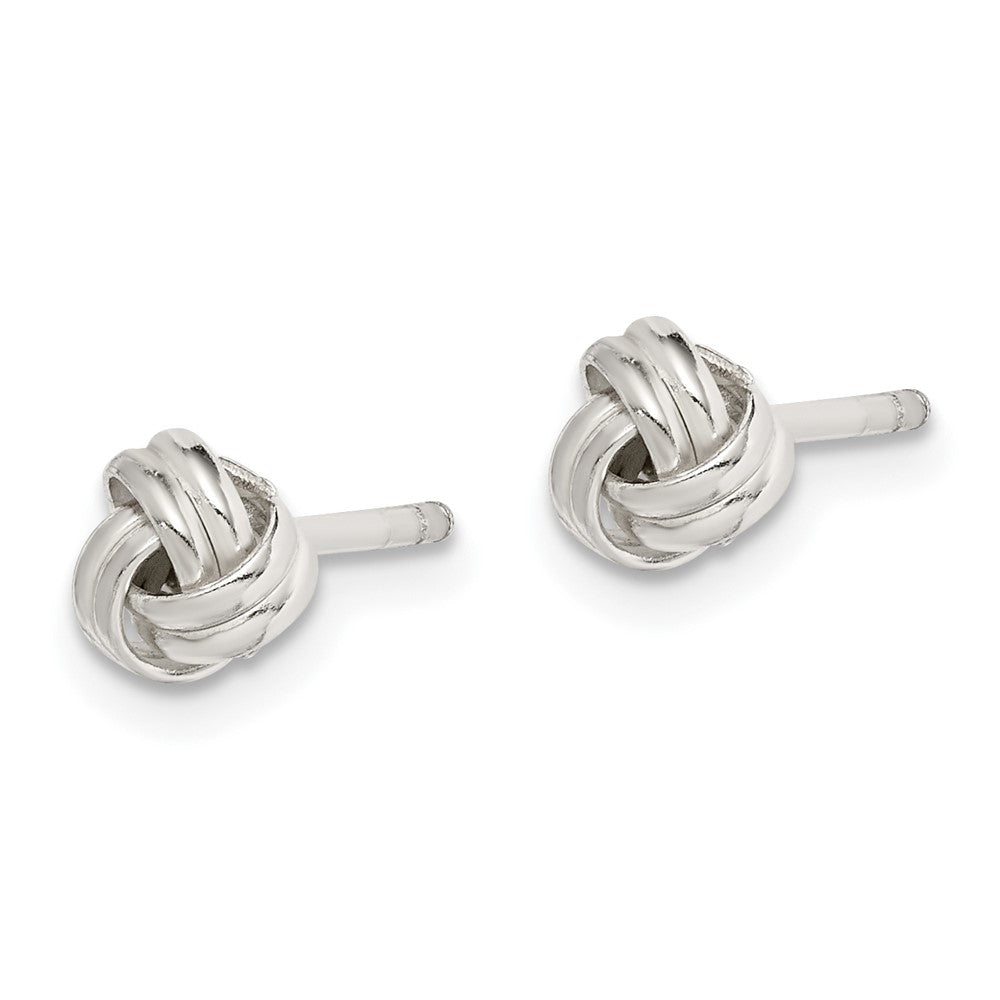 Sterlingsilber Knoten Ohrstecker