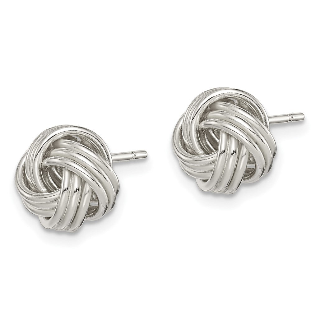 Sterlingsilber Liebe Knoten Ohrstecker