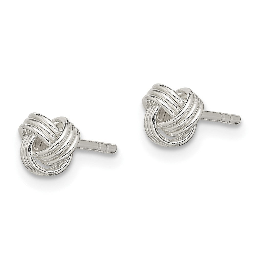 Sterlingsilber Liebe Knoten Ohrstecker