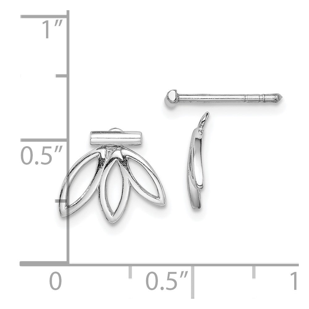 Sterlingsilber Rhodiniert Ohrringe
