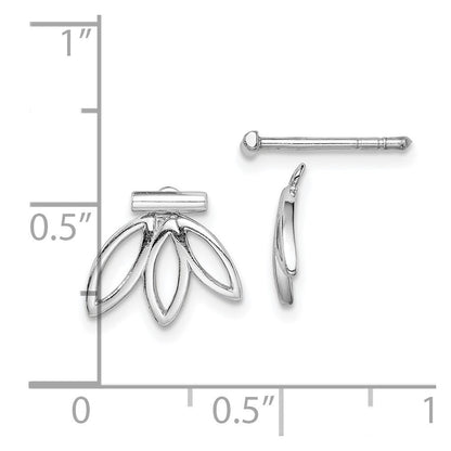 Sterlingsilber Rhodiniert Ohrringe
