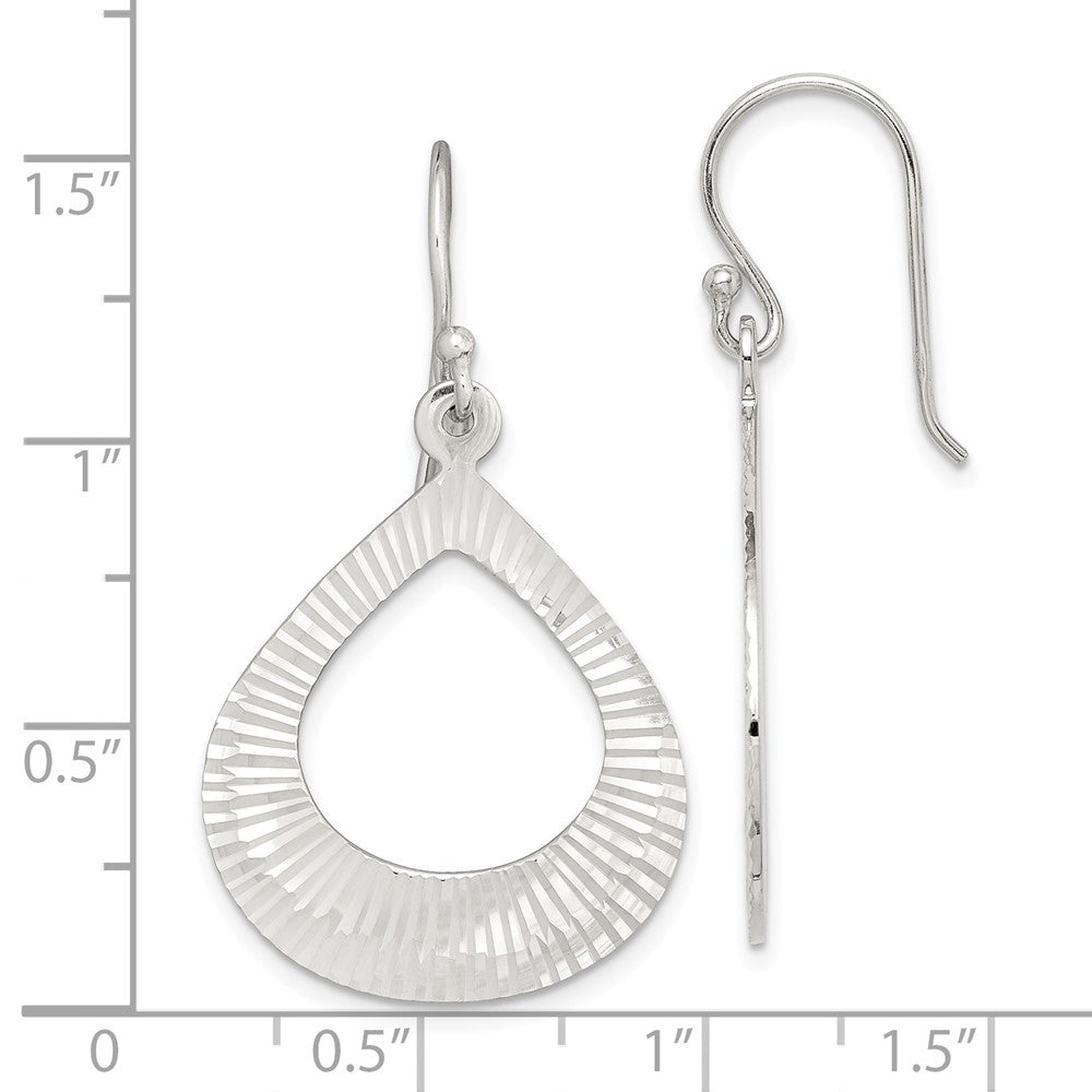 Sterlingsilber Diamantiert Ohrhänger