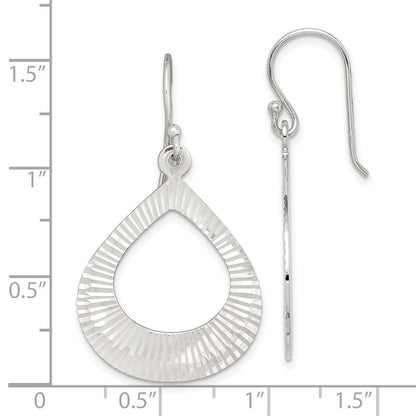 Sterlingsilber Diamantiert Ohrhänger