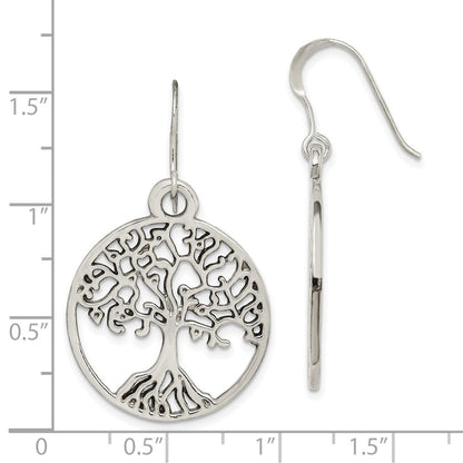 Sterlingsilber Baum Of Leben Ohrhänger