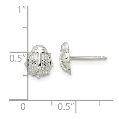 Sterlingsilber Marienkäfer Ohrstecker