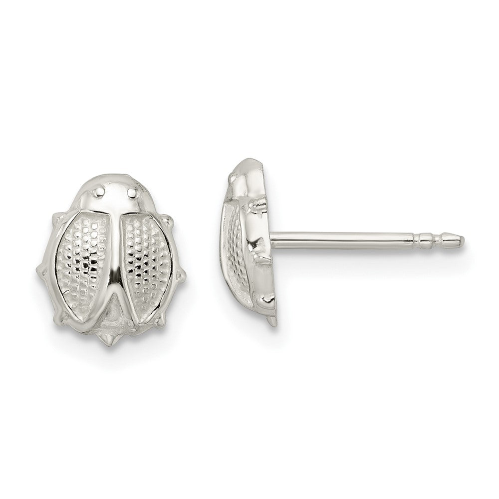 Sterlingsilber Marienkäfer Ohrstecker