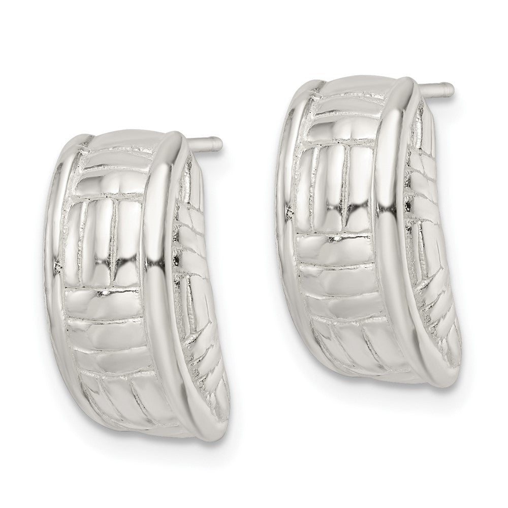 Sterlingsilber Poliert Jhoop Ohrstecker