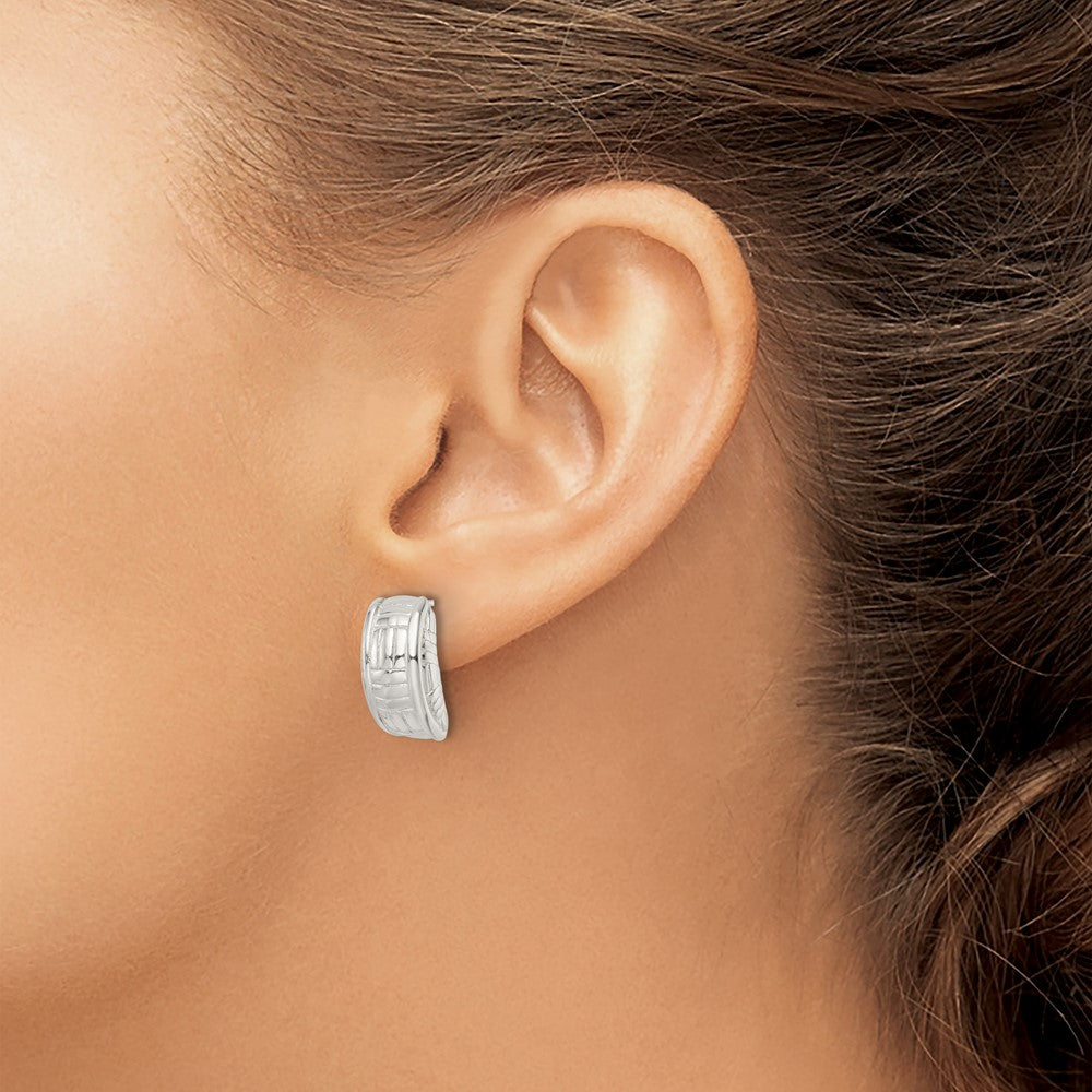 Sterlingsilber Poliert Jhoop Ohrstecker