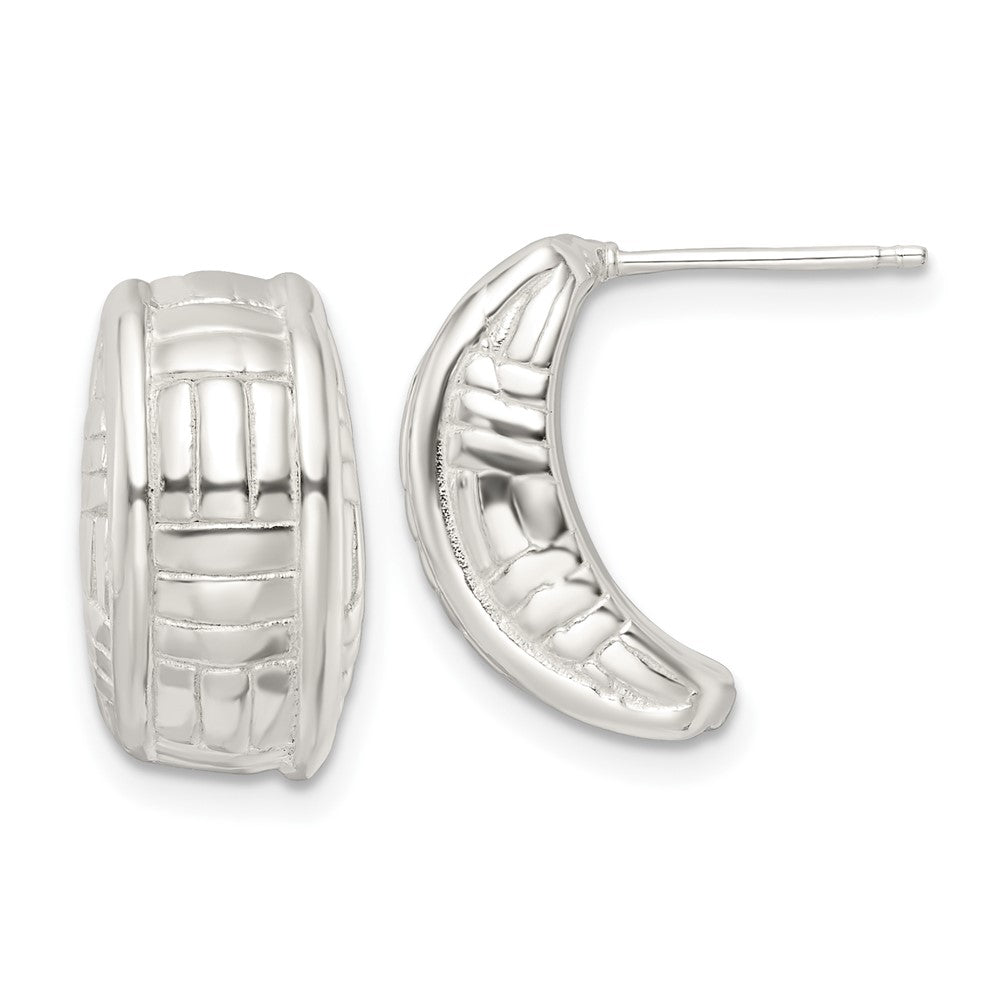 Sterlingsilber Poliert Jhoop Ohrstecker