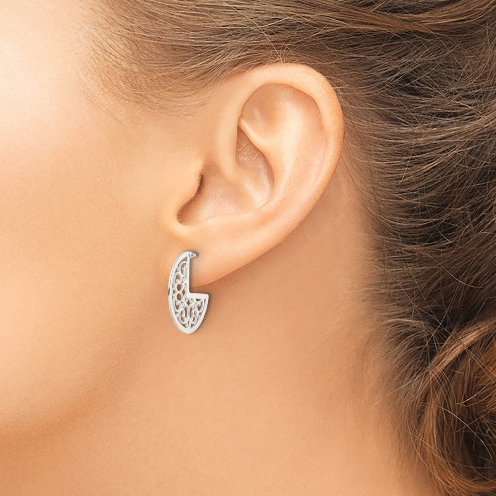 Sterlingsilber Filigran Ohrstecker