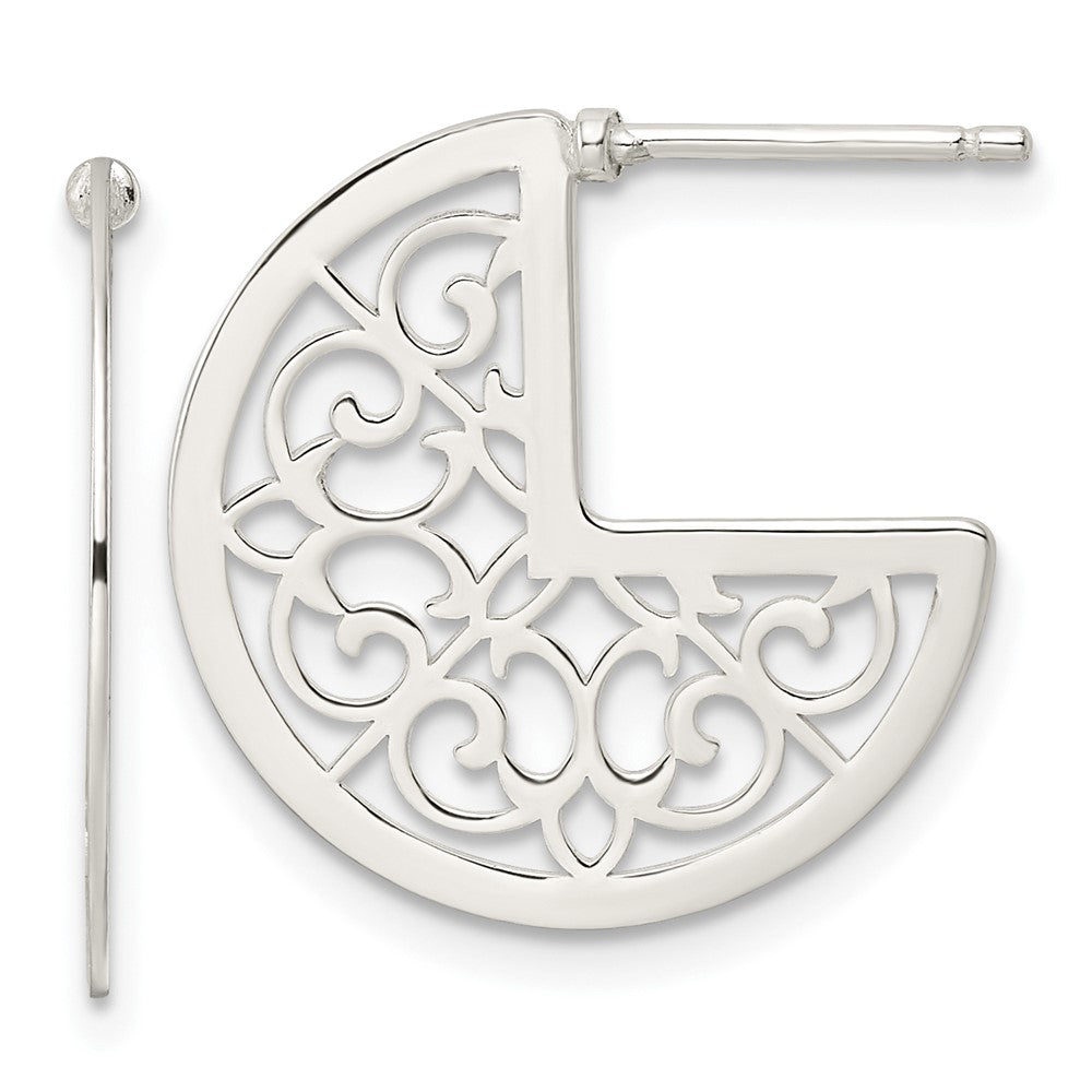 Sterlingsilber Filigran Ohrstecker