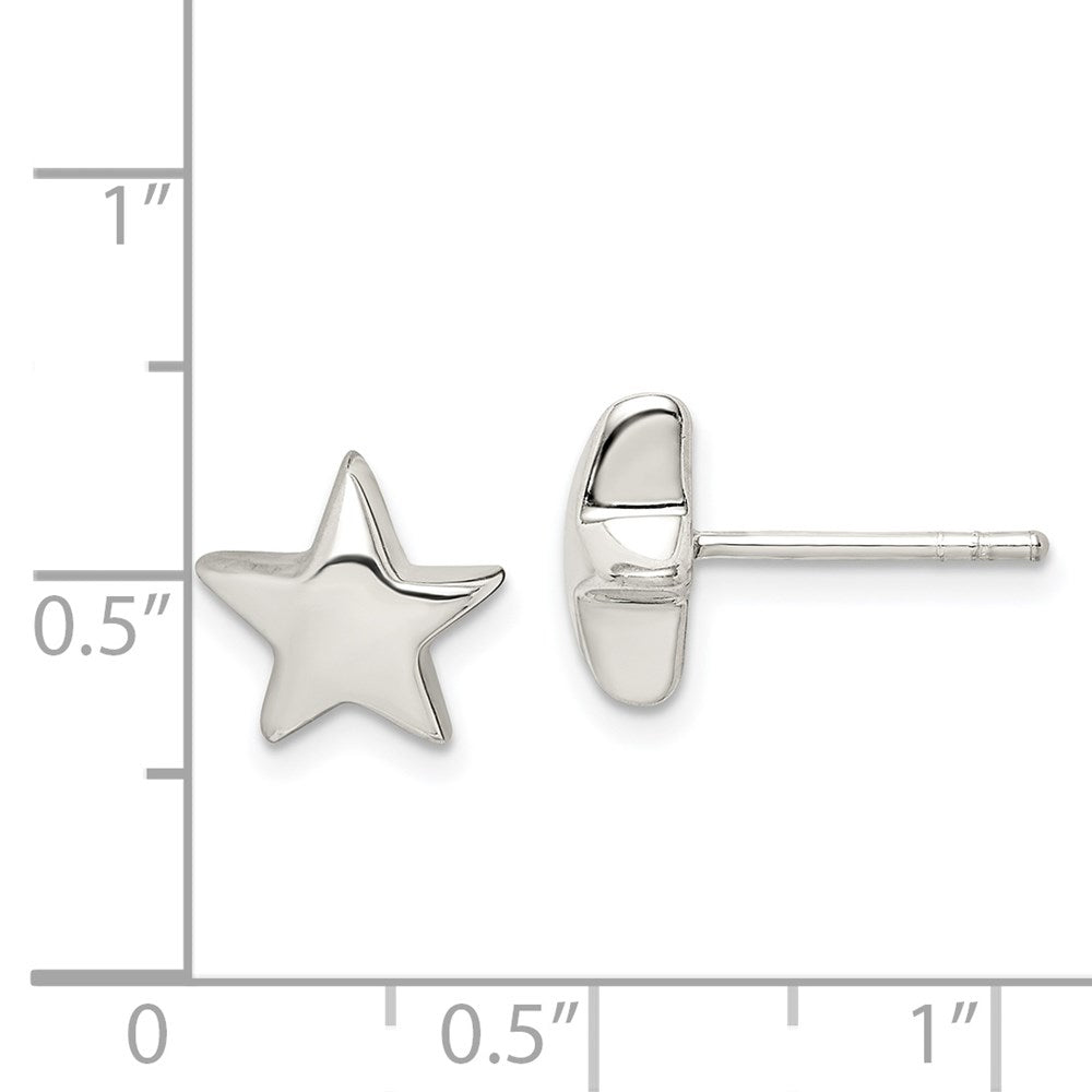Sterlingsilber Stern Ohrringe
