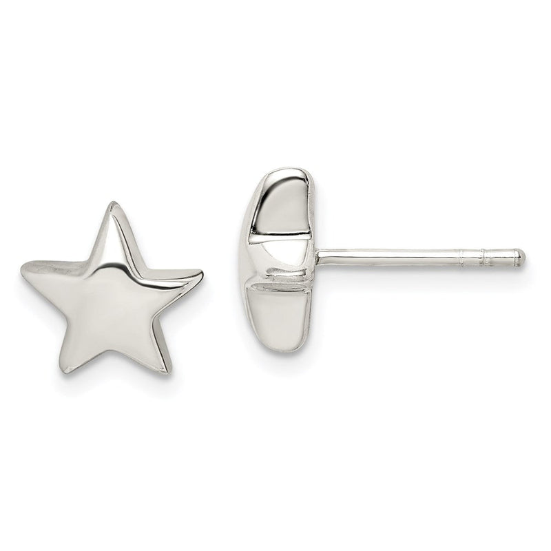 Sterlingsilber Stern Ohrringe