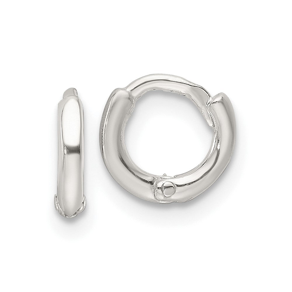 Sterlingsilber Poliert Klappbar Creolen