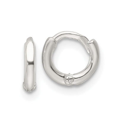 Sterlingsilber Poliert Klappbar Creolen