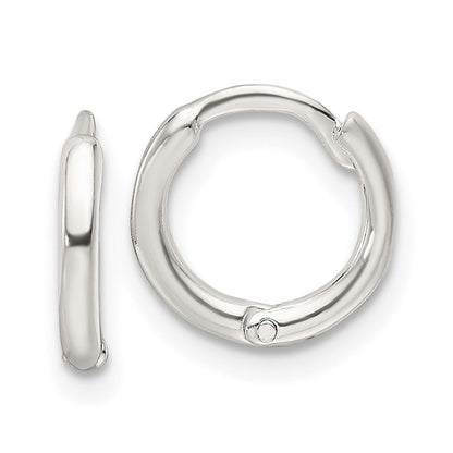 Sterlingsilber Poliert Klappbar Creolen