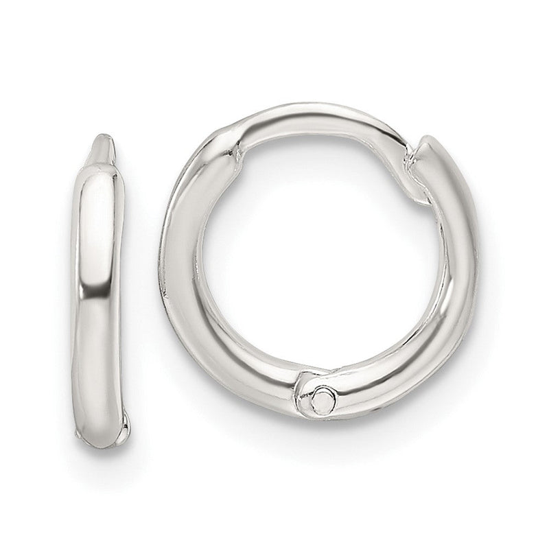 Sterlingsilber Poliert Klappbar Creolen