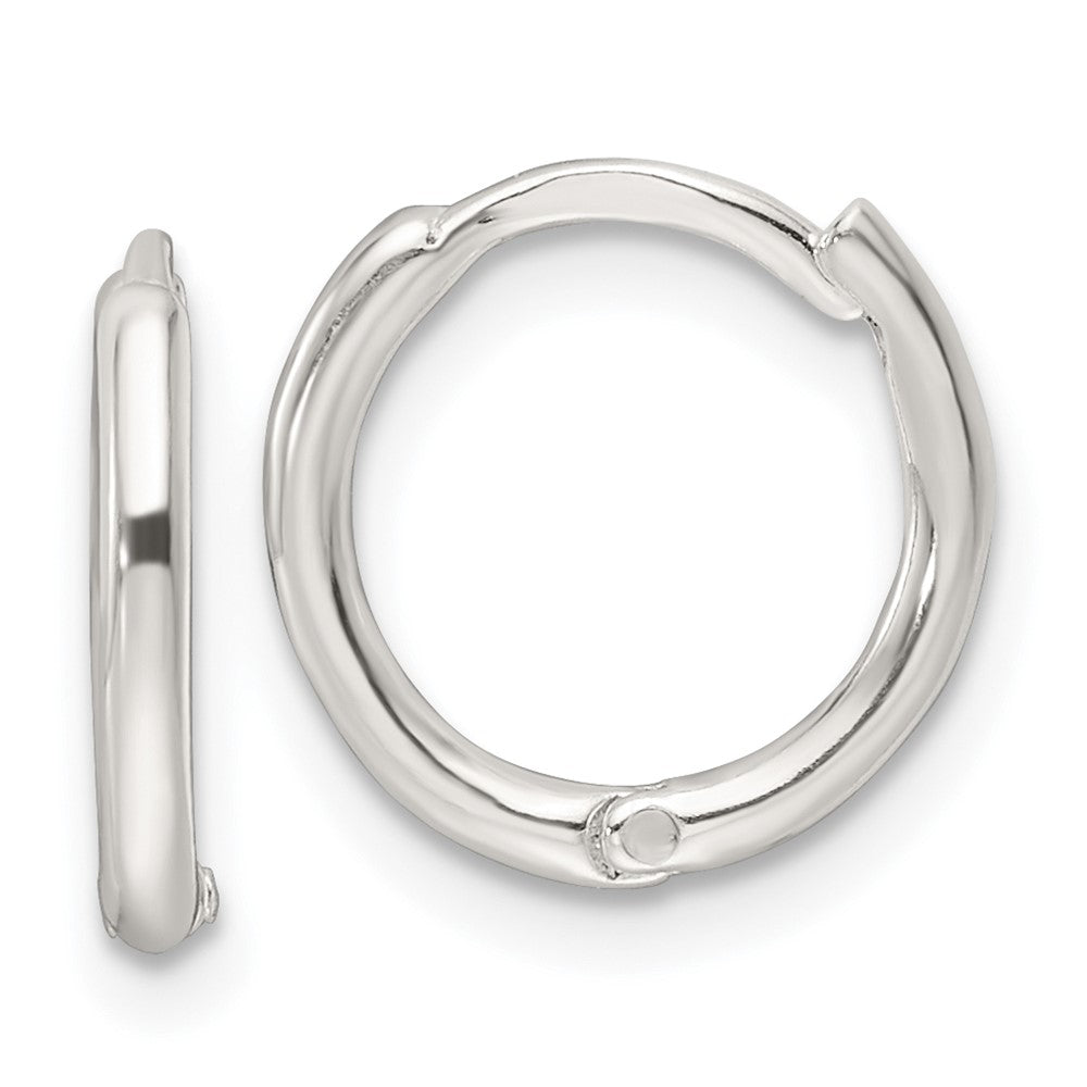 Sterlingsilber Poliert Klappbar Creolen