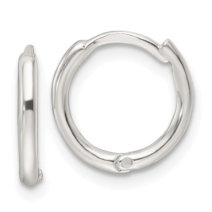 Sterlingsilber Poliert Klappbar Creolen