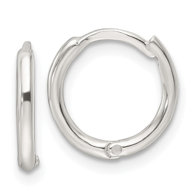 Sterlingsilber Poliert Klappbar Creolen