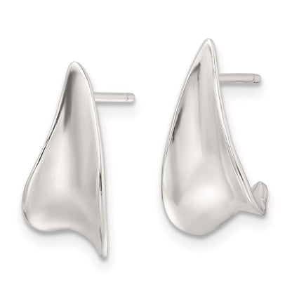 Sterlingsilber E-coating Poliert Fantasie J Creolen