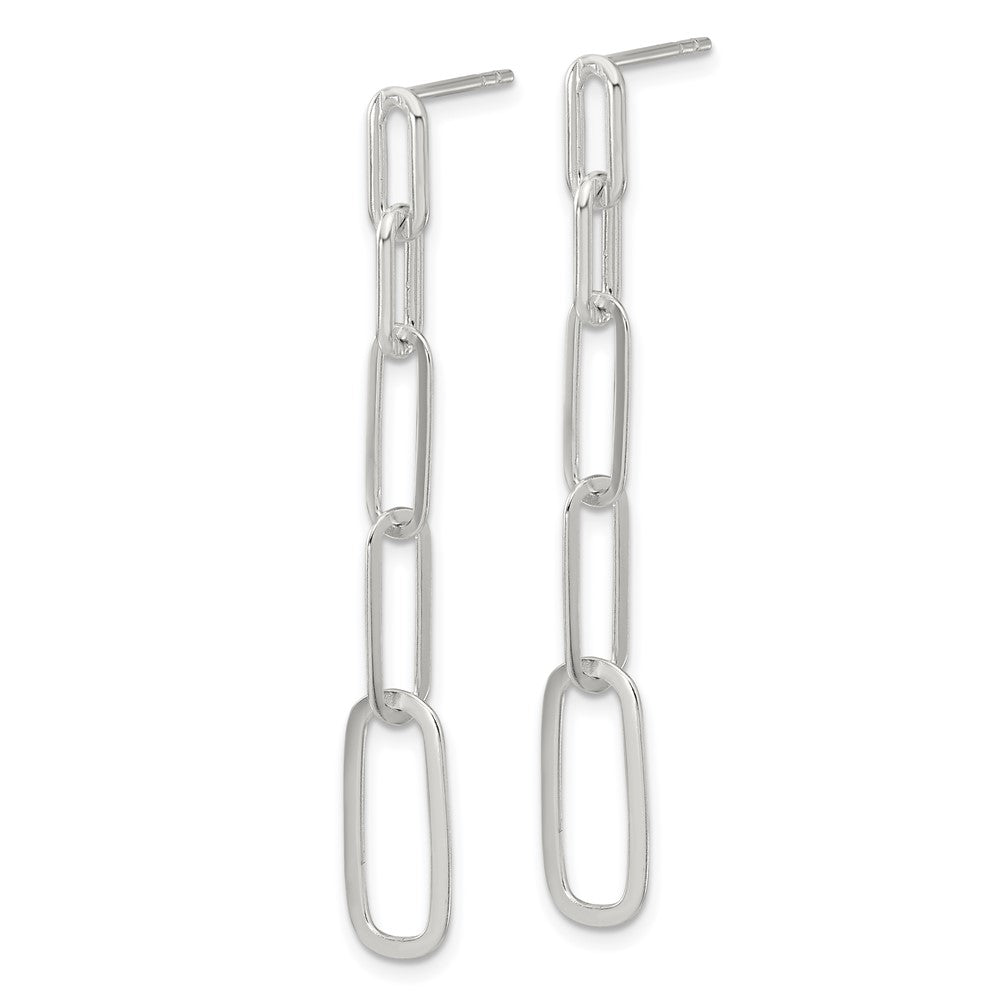 Sterlingsilber E-coated Büroklammer Glieder Stecker Ohrhänger