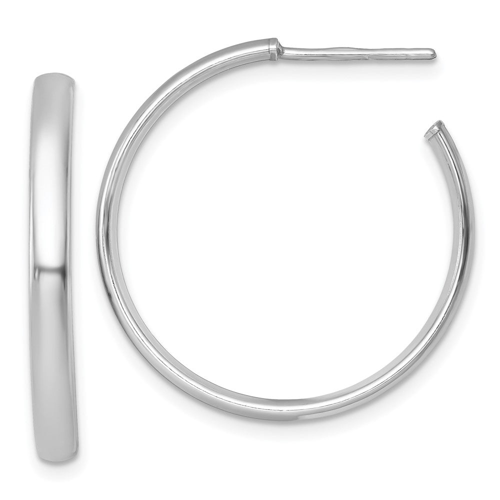 Sterlingsilber Rhodiniert Poliert Ohrstecker