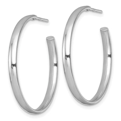 Sterlingsilber Rhodiniert Poliert Ohrstecker