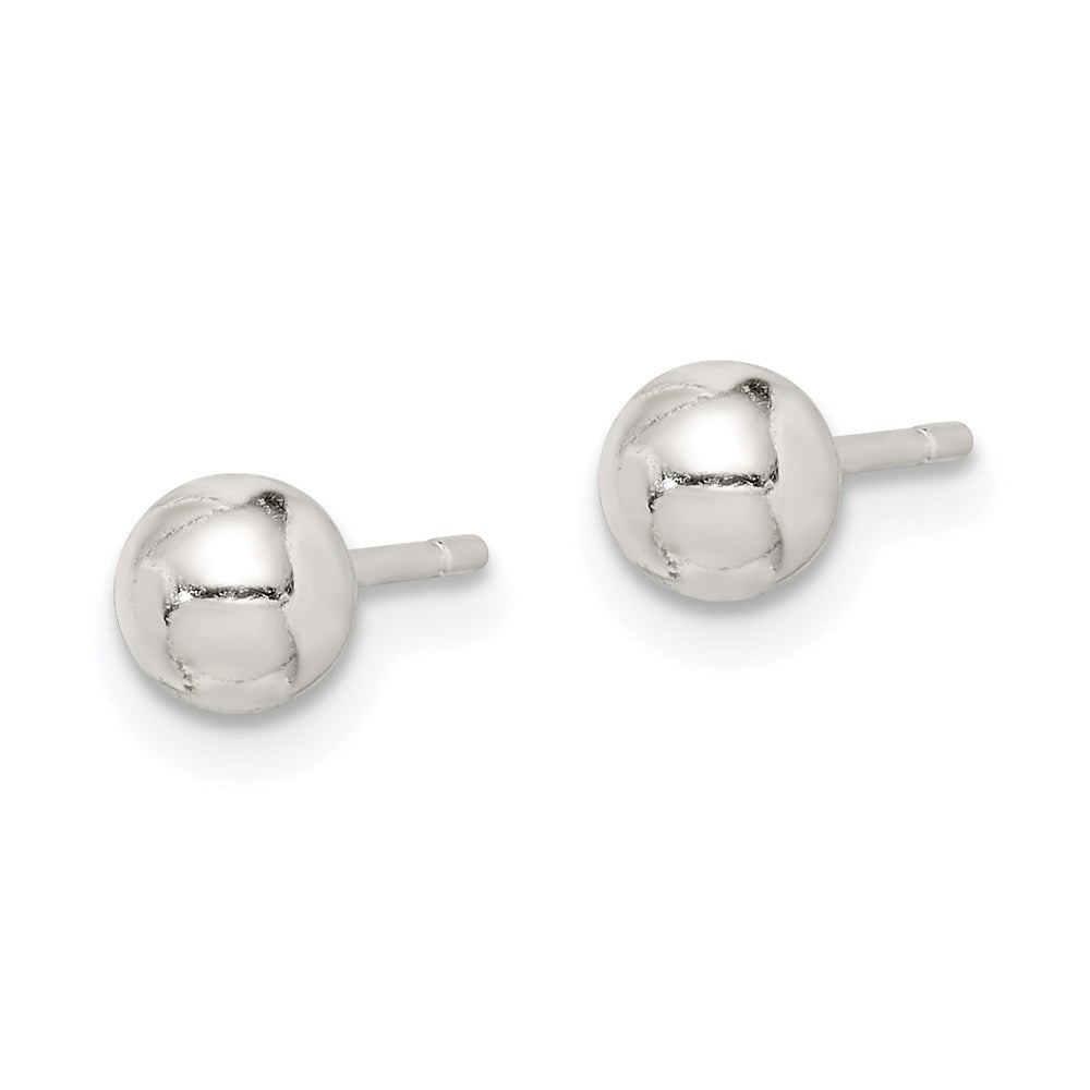 Sterlingsilber 5mm Kugel Ohrringe