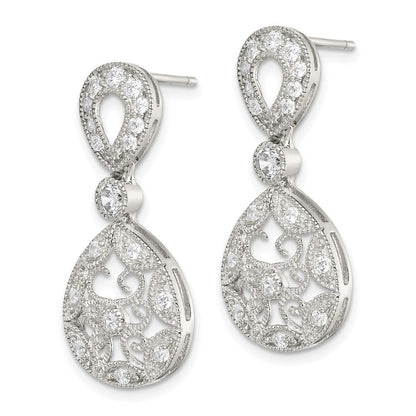 Sterlingsilber Zirkonia Antik Style Ohrringe