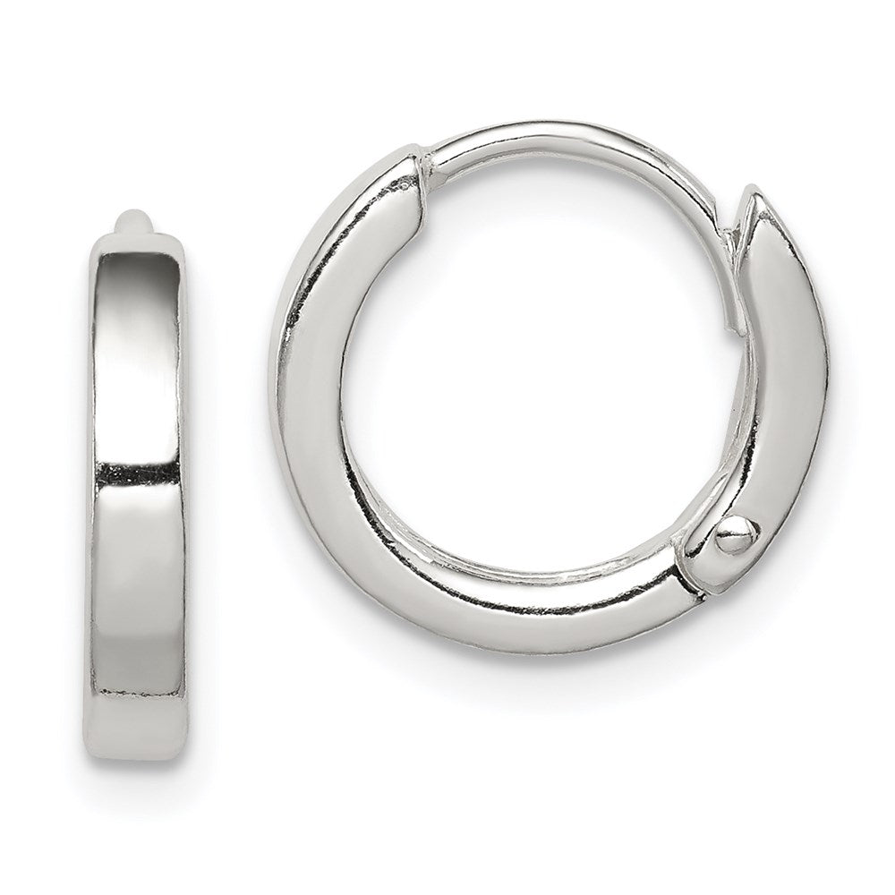 Sterlingsilber Rund Klappbar Creolen
